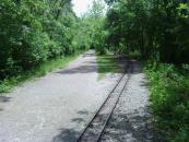 My path and the mini railroad