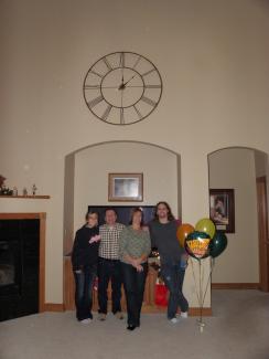 My first party starts just after midnight.