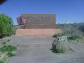 I stop by the Petrified Forest National Park. But I only actually went into the visitor center.