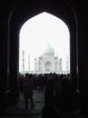The main tomb framed by the enterance gate