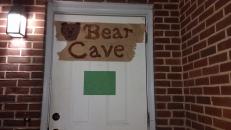 Bear Cave door dec