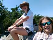 Me and Courtney on a trip to the hawk watch